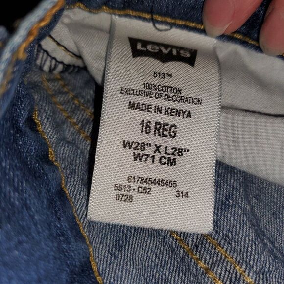 513 Classic Red Tag Levi’s size 16 (Jr. kids) 28/28 - Picture 6 of 6